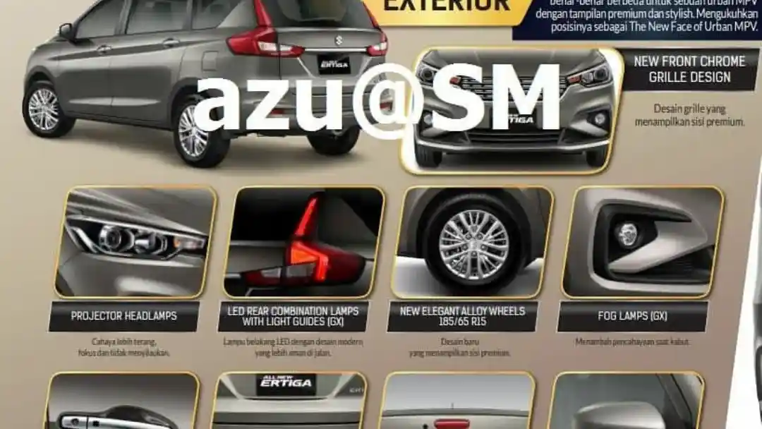Foto - Wujud Suzuki Ertiga Model Baru Bocor ke Publik!