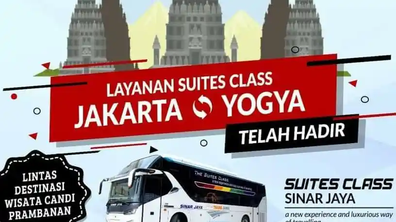 Bus - Suites Class PO Sinar Jaya Kini Bertrayek Jakarta-Jogja, Bisa Wisata Candi