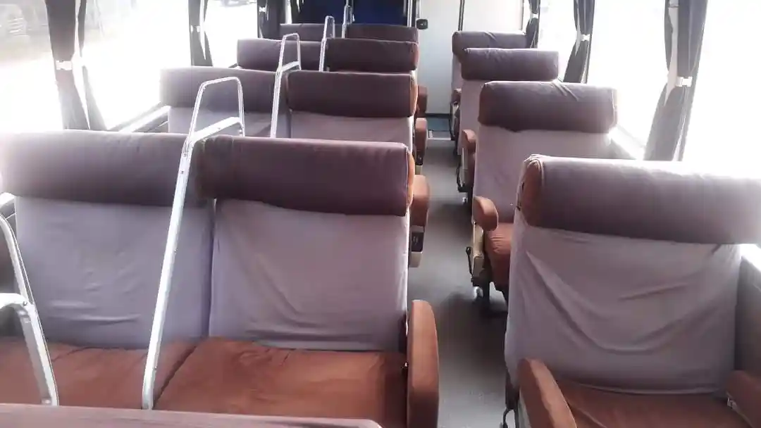 Foto - Begini Seat Social Distancing Ala Bus Raya Supertop