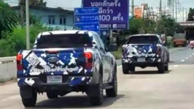 Foto - SPY SHOT: Ford Ranger Generasi Terbaru