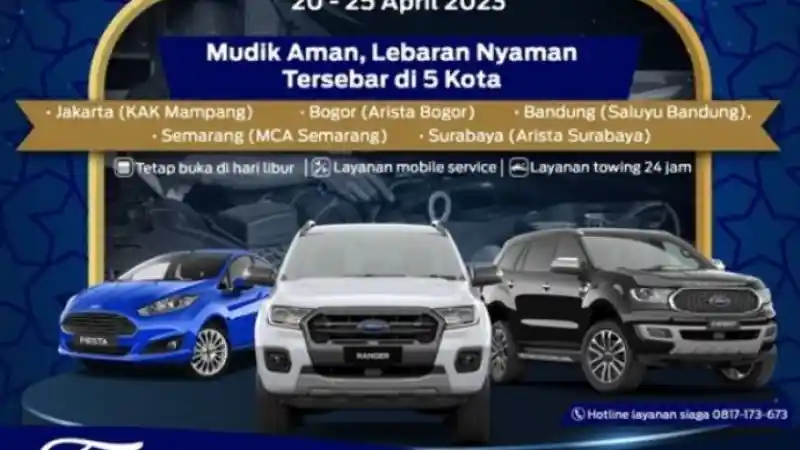 Foto - Mudik Pakai Ford? Jangan Khawatir, Ada Dua Program Ini