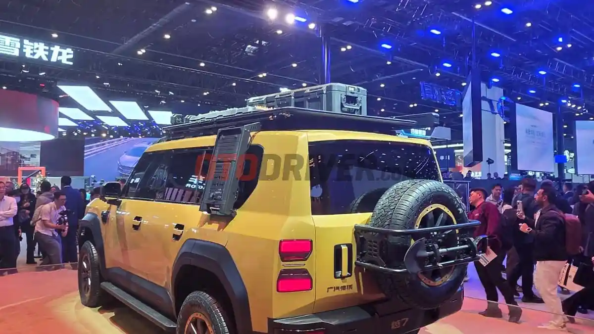 Foto - GAC Luncurkan Yue 7 di Beijing Auto Show 2026. Desainnya Mirip Land Rover Defender