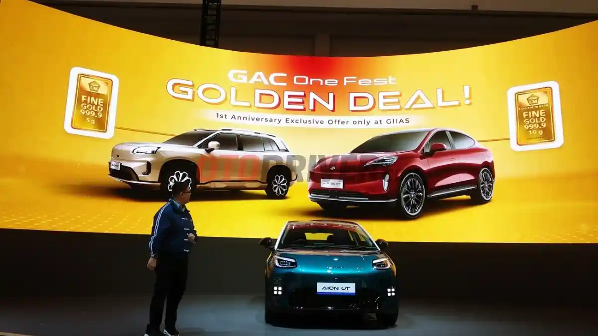 Foto - Pembeli Hyptec HT Dan Aion V Di GIIAS 2025 Dapat Hadiah Emas Batangan