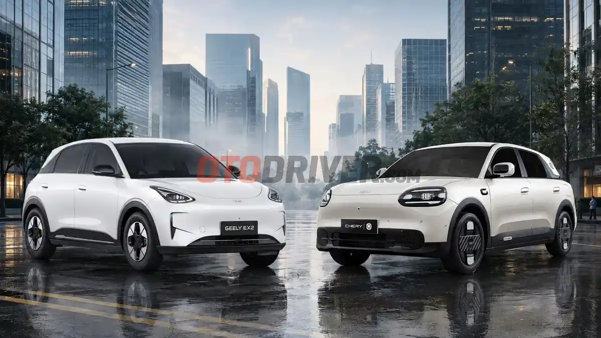 Komparasi - Chery Q EV Dibekali Berbagai Fitur Menarik dan Keunggulan Arsitektur Untuk Tantang Geely EX2
