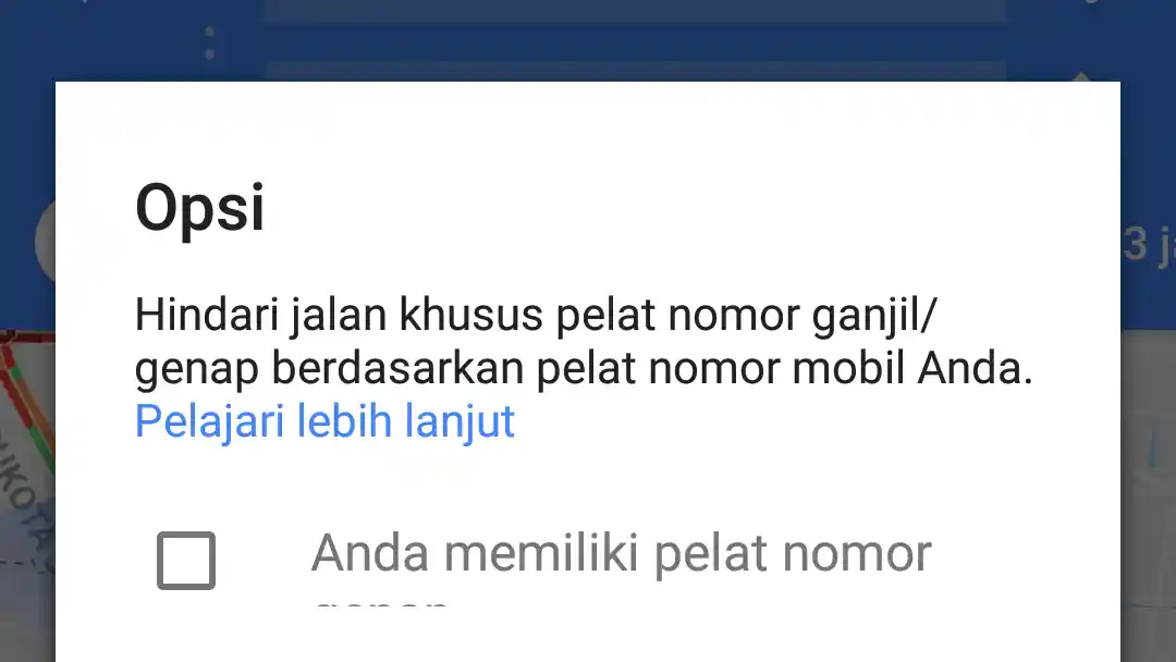 Foto - Asyik, Google Maps Kini Bisa Hindari Kawasan Ganjil-Genap Jakarta