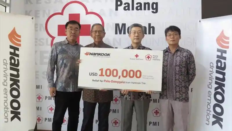 Berita - Produsen Ban Hankook Ikut Pemulihan Gempa Sulawesi Tengah
