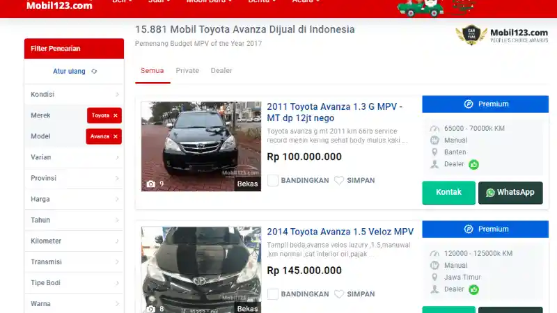 Foto - Mobil Bekas Apa yang Paling Dicari-cari Hingga Akhir 2019?