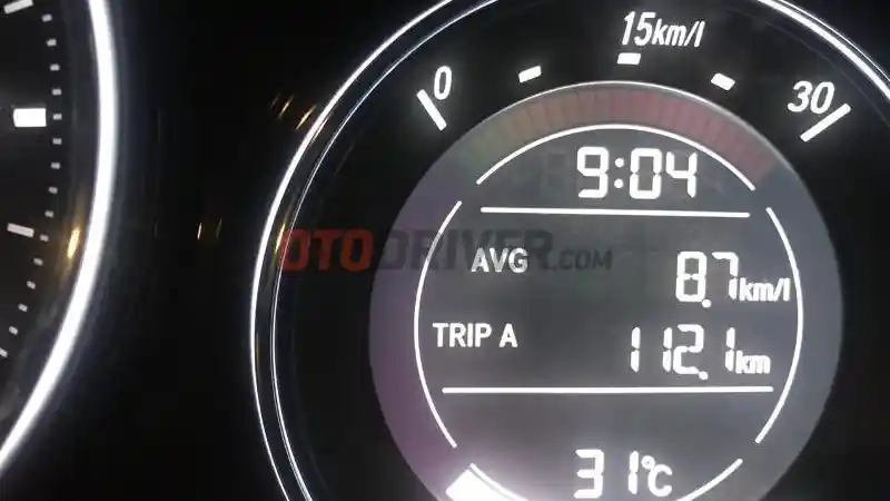 Foto - Hasil Konsumsi BBM Honda BR-V Facelift Rute Semarang-Jepara