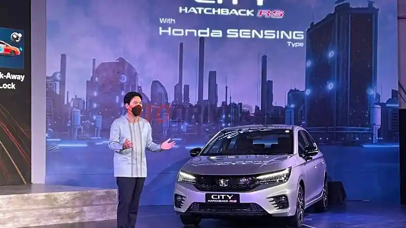 Foto - Honda City Hatchback RS With Honda Sensing Resmi Diluncurkan Rp 362 Juta