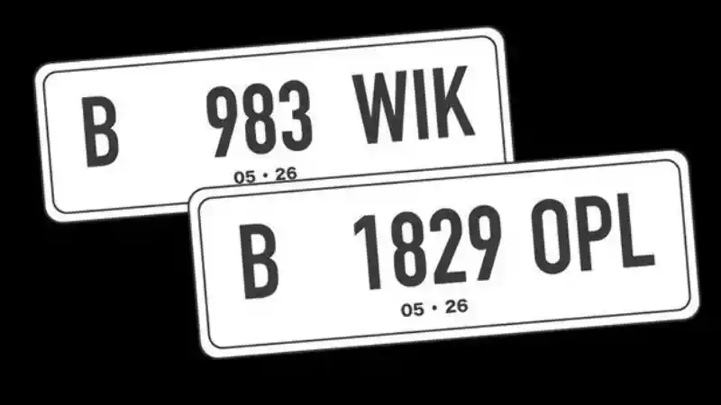 Berita - Lagu Lama, Kualitas Cetakan Pelat Nomor Putih Masih Buruk