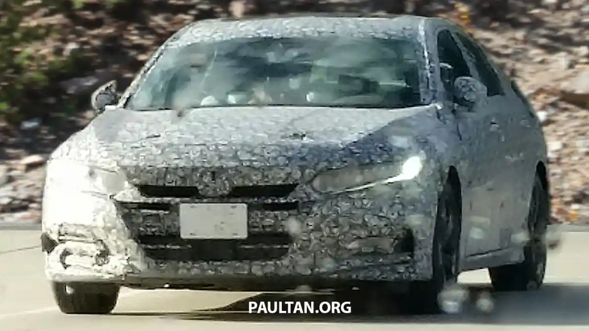 Berita - Honda Accord 2018 Semakin Terlihat Jelas, Mirip Civic Turbo
