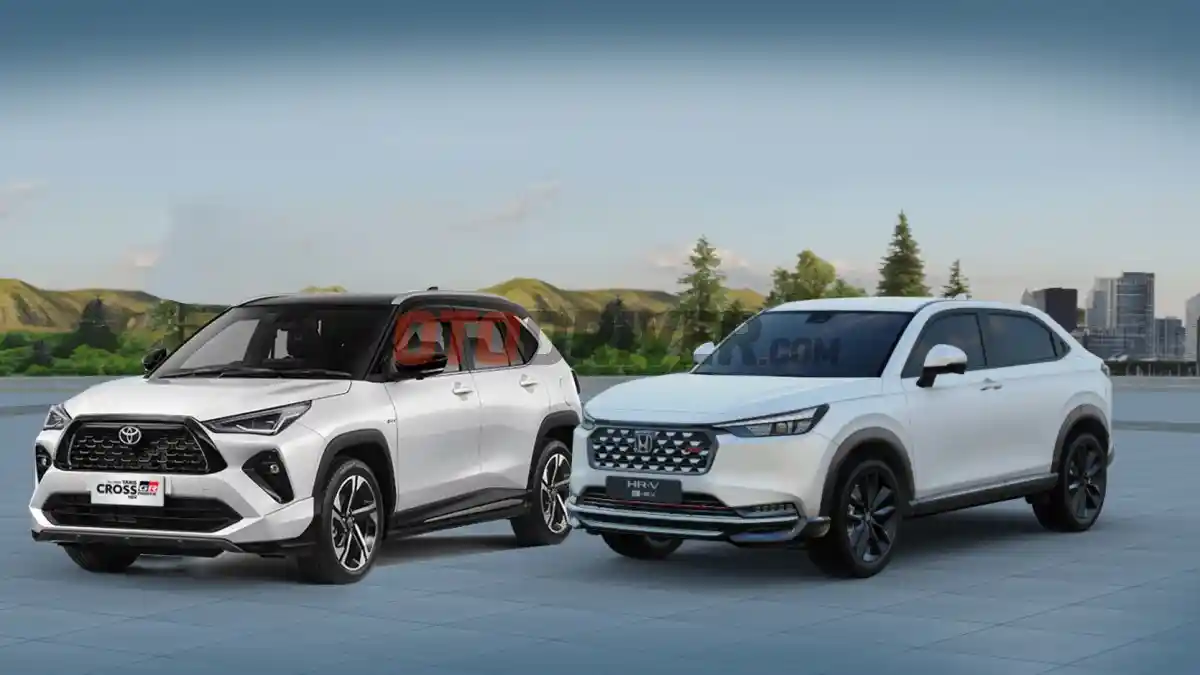Berita - Perbandingan Dimensi, Mesin Dan Harga Honda HR-V e:HEV vs Toyota Yaris Cross HEV, Siapa Unggul?