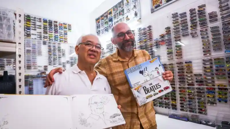 Foto - Koleksi Hotwheels Pria ini Bernilai RP 1 Miliar Lebih