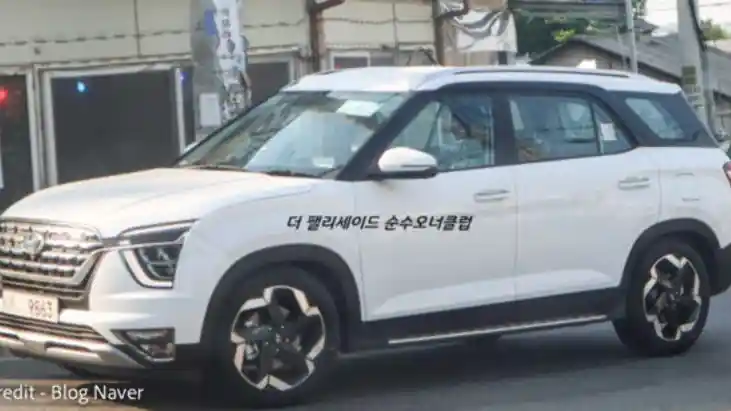 Foto - SPY SHOT: Hyundai Alcazar Facelift