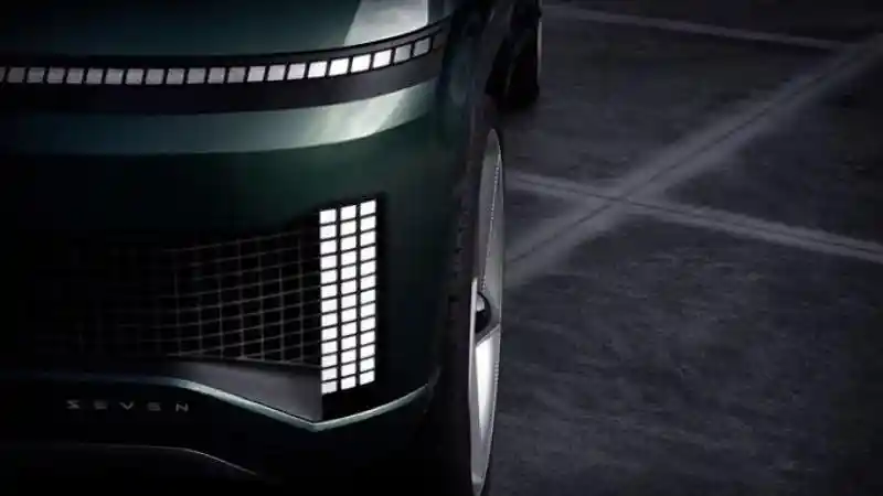 Foto - Hyundai Ungkap Bocoran Eksterior Ioniq 7, SUV Listrik Tujuh Penumpang