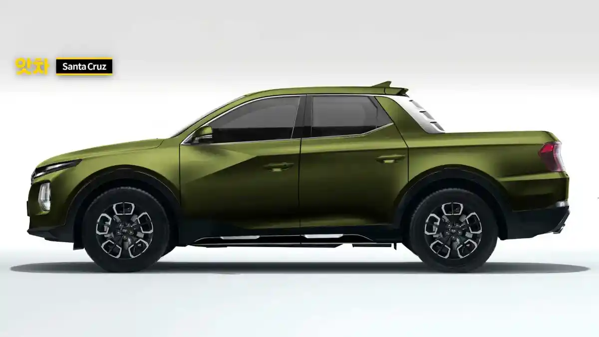 Pikap - Penampakan Rendering Terjernih Hyundai Santa Cruz