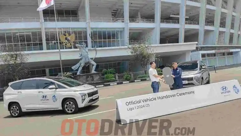 Berita - Puluhan Unit Hyundai Stargazer Jadi Mobil Resmi Liga 1 Indonesia