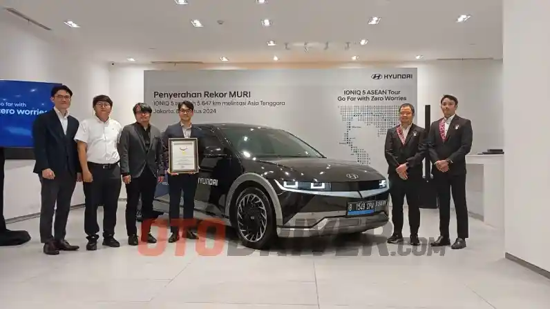 Berita - Hyundai Ioniq 5 Diganjar Penghargaan Rekor MURI
