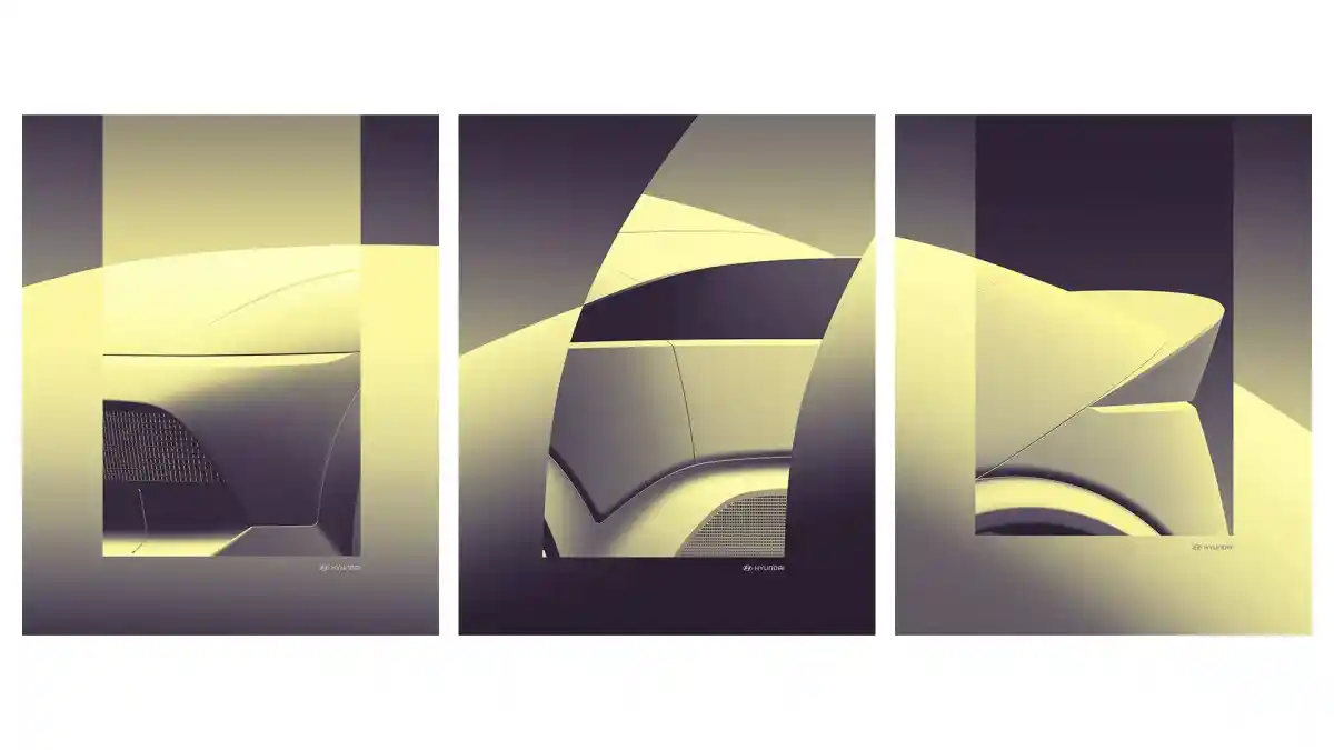 Mobil Listrik - Hyundai Bagikan Teaser EV Berukuran Kompak, Bakal Jadi Rival BYD Dolphin