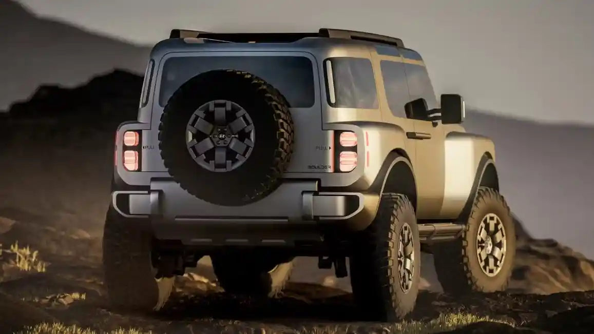 Foto - Hyundai Memperkenalkan SUV Sasis Tangga Yang Bisa Diajak Offroad Kelas Berat Pesaing Prado