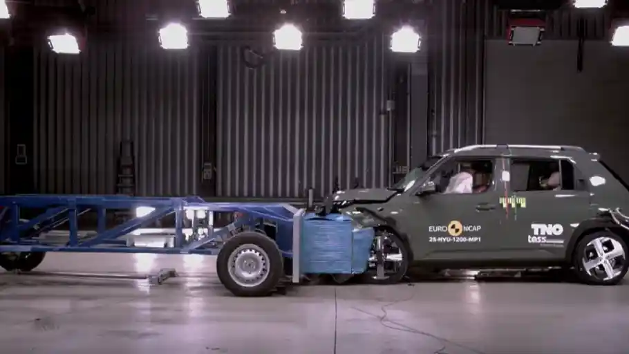 Crash Test - VIDEO: Crash Test Hyundai Inster (Euro NCAP)