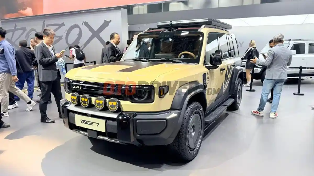 Foto - DI AUTO CHINA 2026, ICAR V27 REEV SETIR KANAN DITAMPILKAN