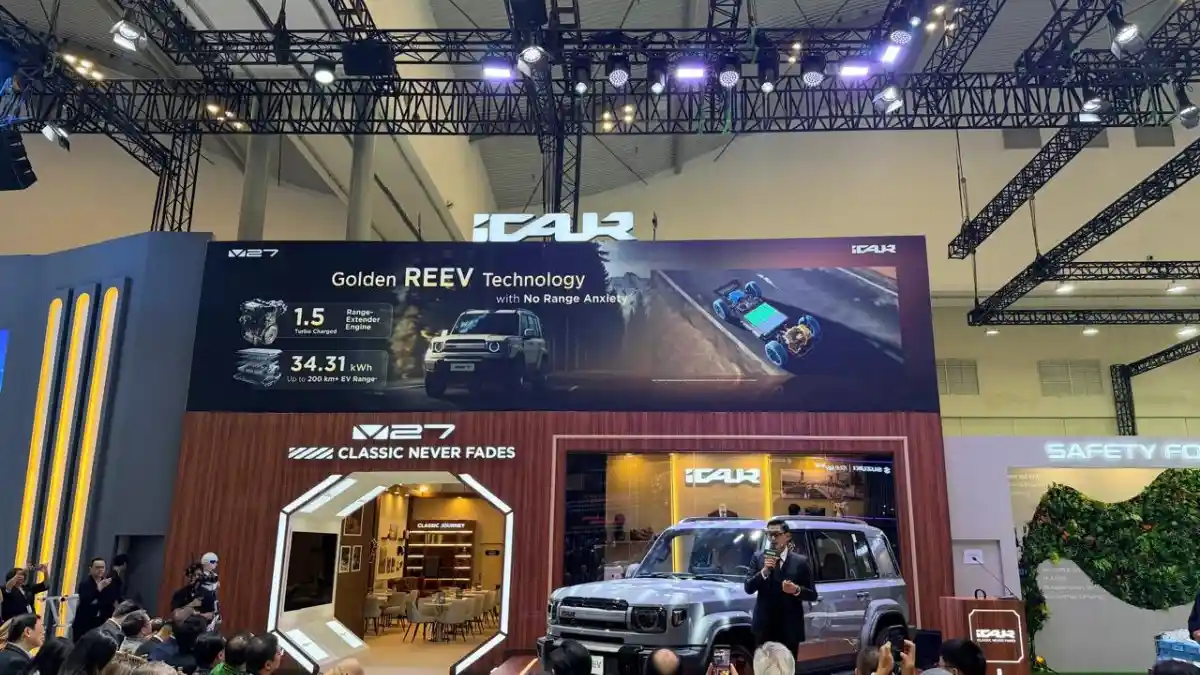 Foto - iCAR V27 Resmi Debut di GIIAS 2026, SUV REEV dengan Jarak Tempuh 1.200 Km