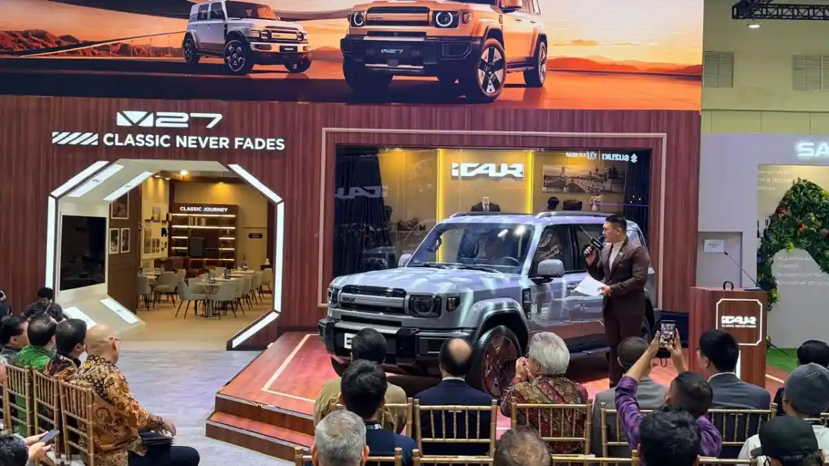 Foto - iCAR V27 Resmi Debut di GIIAS 2026, SUV REEV dengan Jarak Tempuh 1.200 Km