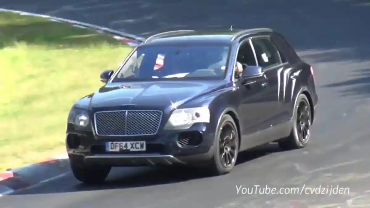 Berita - VIDEO : Bentley SUV Tertangkap Kamera Di Nurburgring, Begini Bentuknya
