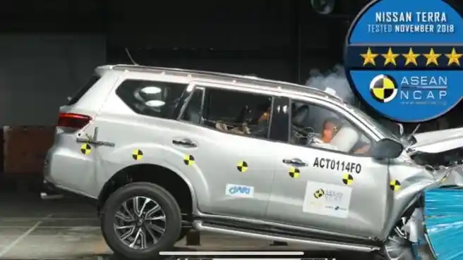 Crash Test - VIDEO: Crash Test Nissan Terra 2018 (ASEAN NCAP)