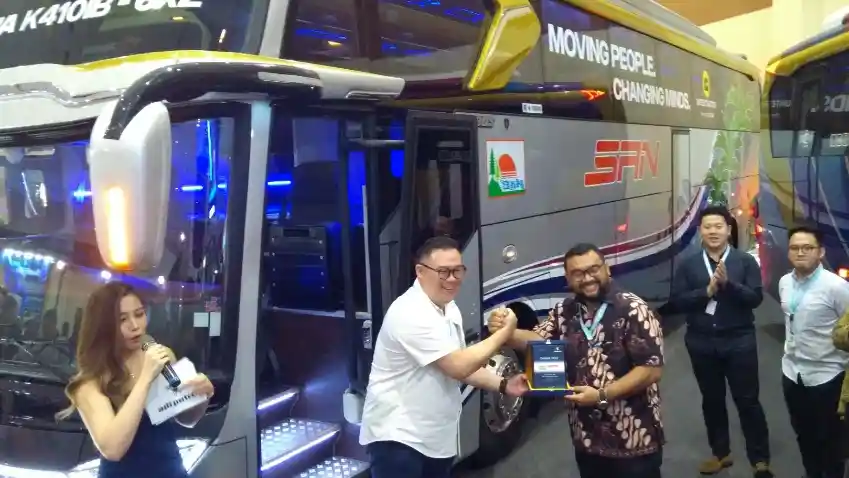 Bus - Perdana Sejak 30 Tahun Beroperasi, PO SAN Pakai Bus Adi Putro