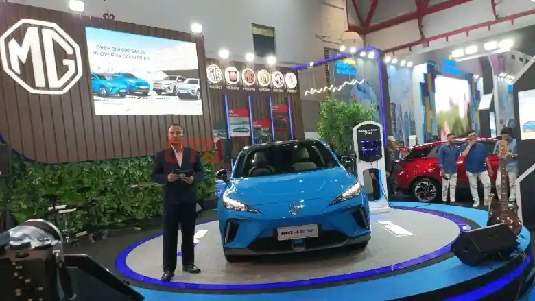 Foto - Perdana Tampil di PEVS 2023, MG Bawa Ragam Model Kendaraan Listrik