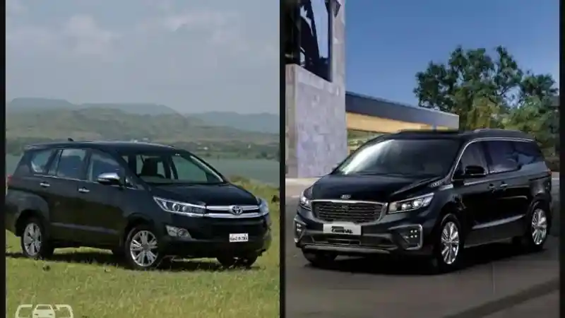 Komparasi - Komparasi Spek Kia Carnival VS Toyota Innova Versi India