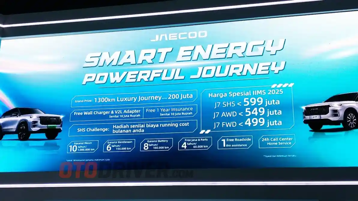 Foto - Jaecoo Gedor Pasar Lewat Harga Di Bawah Rp1 Miliar Dan Beragam Garansi
