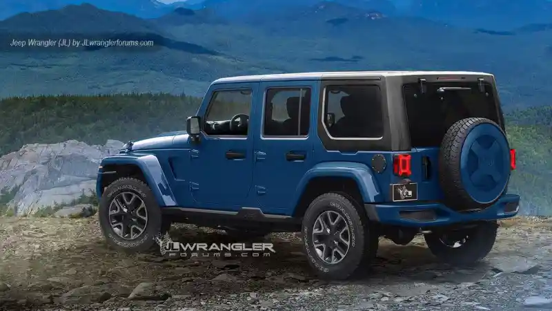 Foto - Ini Reka Bentuk Jeep Wrangler Generasi Terbaru. Mirip Yang Lama