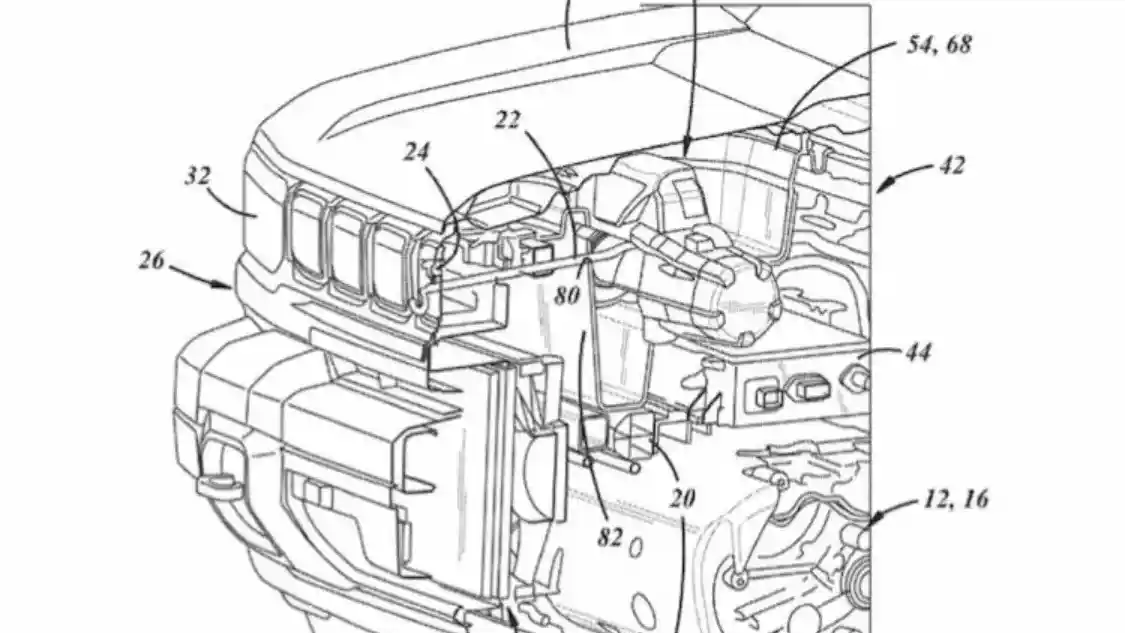 Foto - Jeep Ajukan Paten Untuk Penempatan Winch Pada SUV EVnya