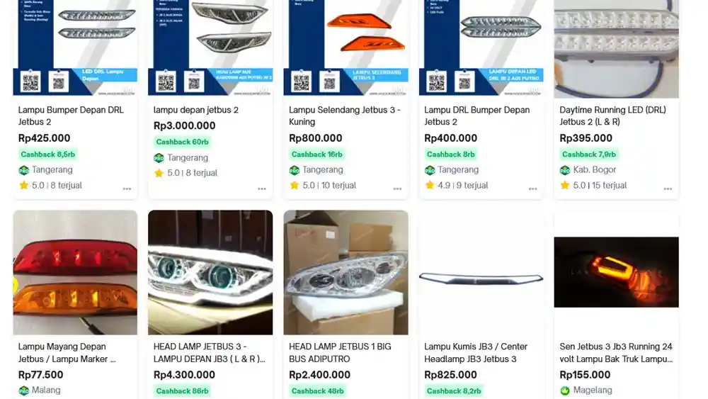 Foto - Ternyata Jetbus 5 Versi 'KW' Makin Marak