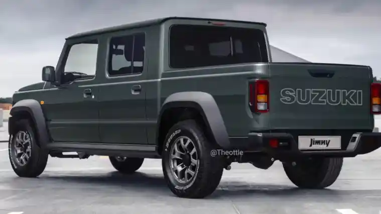 Foto - Suzuki Jimny Sodorkan Godaan Berwujud Pikap