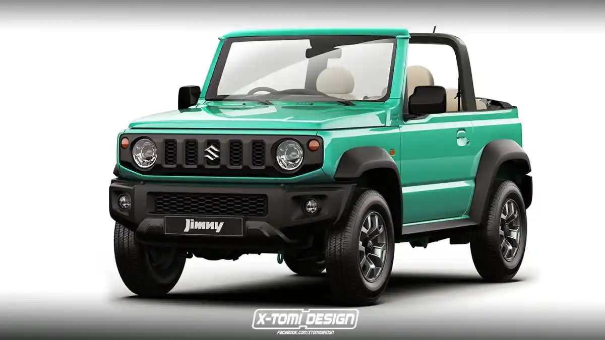 Berita - Suzuki Jimny Model Baru Varian Tanpa Atap Mungkin Seperti Ini