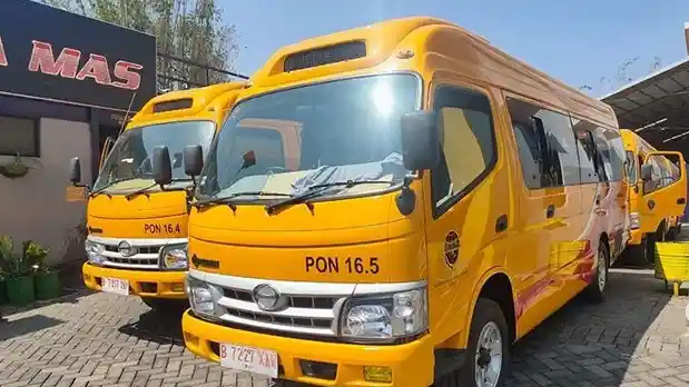 Berita - Karoseri Piala Mas Rilis Bus Sekolah Bersasis Hino
