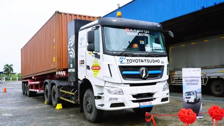Truk - Kalista Tes Truk Listrik Heavy Duty Di Jalur Normal