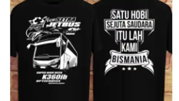 Foto - Suka Dan Fanatik PO Bus, Belum Lengkap Tanpa Memiliki Kaosnya
