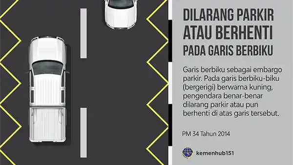 Foto - Tahukah Anda Makna Marka Jalan Zig-Zag Ini? Bahaya Jika Dilanggar