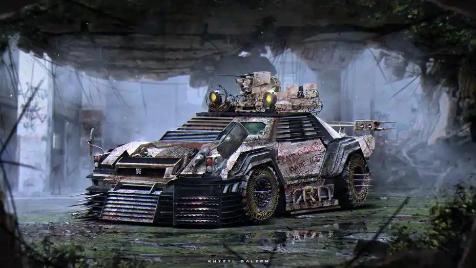 Foto - Unik! Mobil-Mobil Ternama Dimodif Ala CyberPunk 