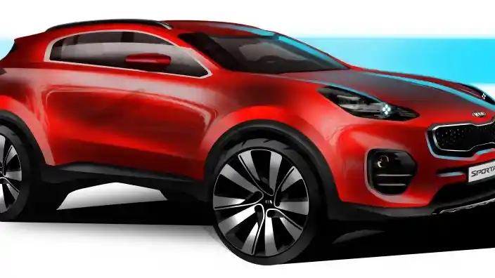 Berita - KIA Sportage Baru Tertangkap Kamera, Plus Sketsa