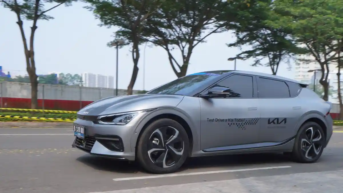 Foto - Silahkan Mencoba Dua EV Paling Gahar Kia Di Area Test Drive GIIAS 2025