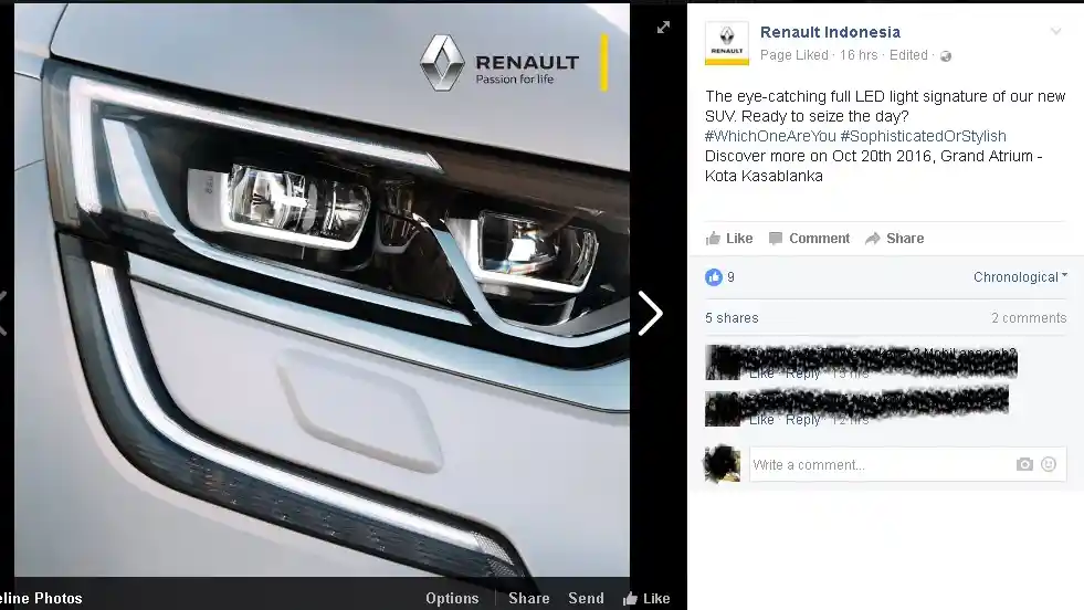 Foto - Renault Koleos Facelift Melenggang Pekan Depan. Apa Ubahannya?