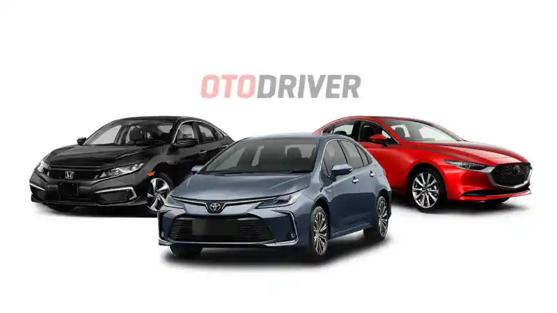 Komparasi - Komparasi Dimensi Corolla Altis vs Civic Turbo vs Mazda 3