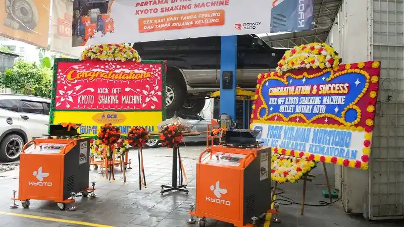 Foto - Kyoto Shaking Machine Alat Canggih Untuk Mengecek Kaki-Kaki, Begini Cara Kerjanya