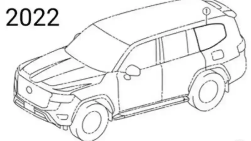 Berita - Gambar Paten Land Cruiser Generasi Terbaru Terungkap 